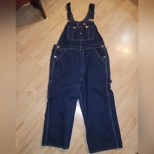 Dickies Dark Blue Denim Overalls